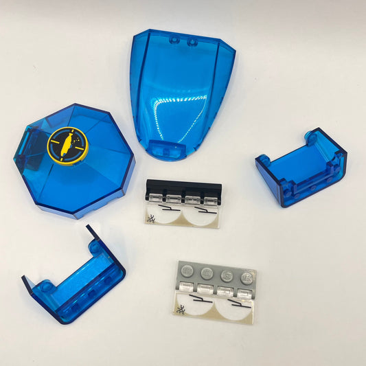LEGO Transparent, Interesting Windscreens, Vehicles (6 Pieces)