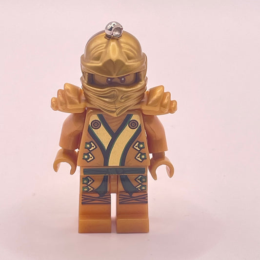 LEGO Golden Ninja Keychain, Ninjago, Minifigure (859622) incomplete