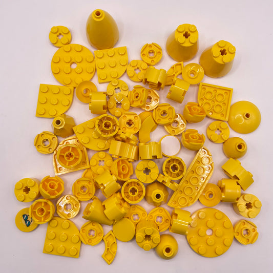 LEGO Round, Yellow, Approx. 60g