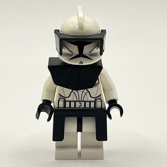 LEGO Clone Trooper (Phase 1) - Black Visor, Pauldron and Kama, Star Wars, Minifigure (sw0223)