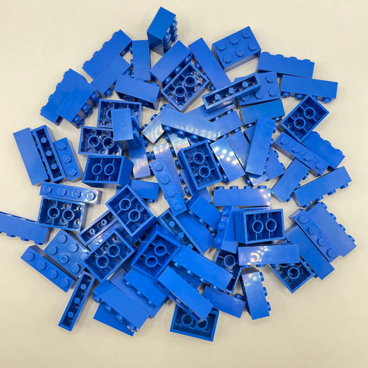 LEGO Blue, Medium Bricks, Approx. 125g
