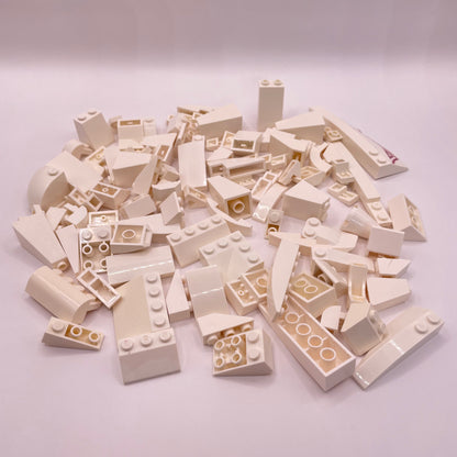 LEGO Mixed Slopes, White, Approx. 120g