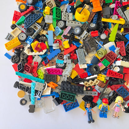 LEGO Fun Pack, Mixed Bag, Approx. 750g includes 6 Minifigures/Minidolls