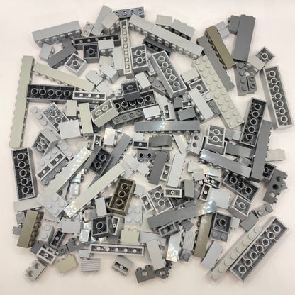 LEGO Bricks, Mixed Grey, Approx. 275g