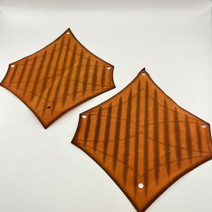 LEGO Cloth Sails, Jabba’s Sail Barge, 22x26, Brown, 2 Pieces,