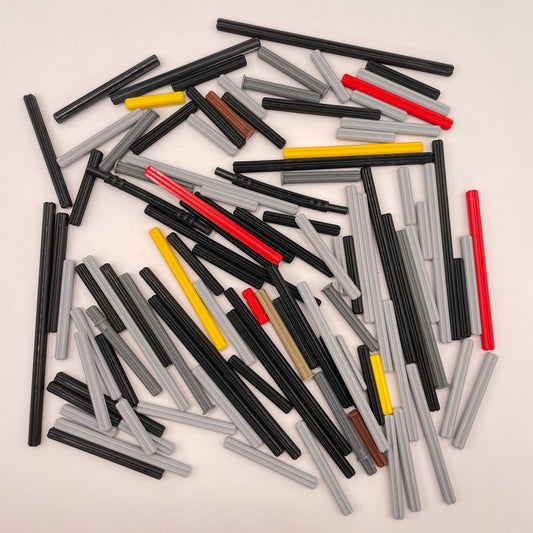 LEGO Mixed Axles, Mixed Colours, Technic, Approx. 80g