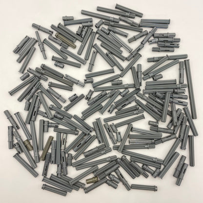 LEGO Mixed Axles and Pins, Dark Grey, Technic, Approx. 75g