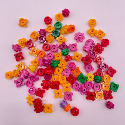 LEGO Flowers, Mixed Colours, Plant, 100 Pieces