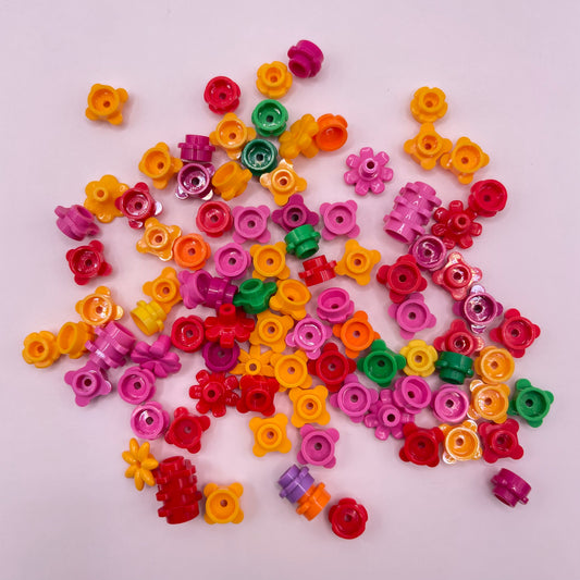 LEGO Flowers, Mixed Colours, Plant, 100 Pieces