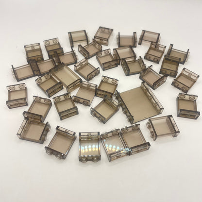 LEGO Transparent Brown, Panels, Building (35 Pieces)