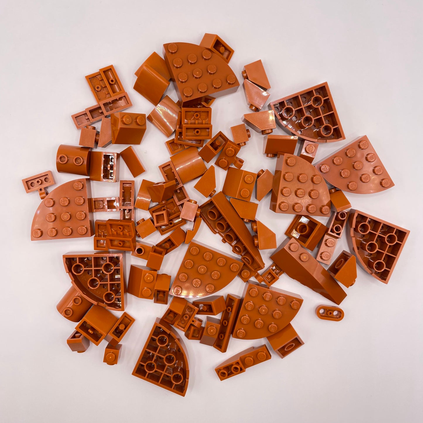 LEGO Mix of Slopes and SNOT, Dark Orange, Building, Approx. 85g