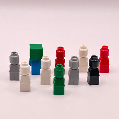 LEGO Microfigures, Mixed Colours, (10 Pack)