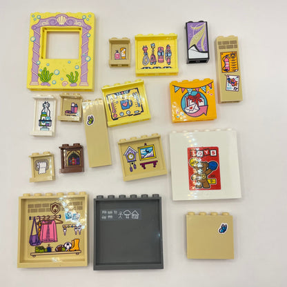 LEGO Prints and Stickers, Building, Friends, 16 Pieces