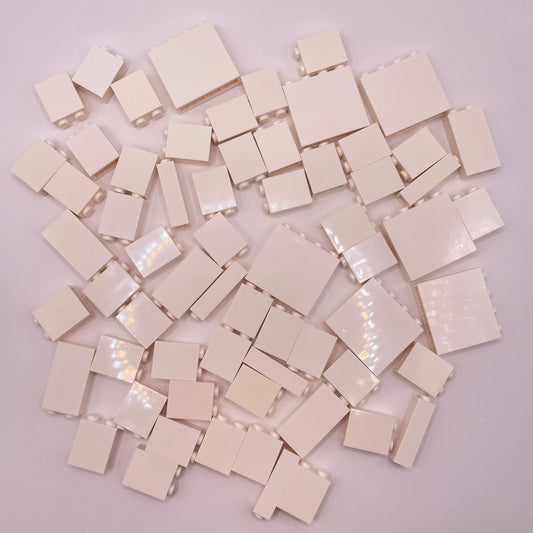 LEGO Brick, 1x Wide, Tall, White, Approx. 115g