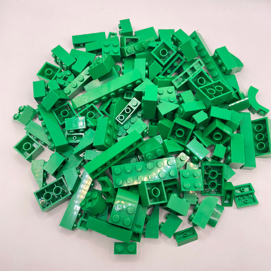 LEGO Bricks and Slopes, Green,  Approx. 175g