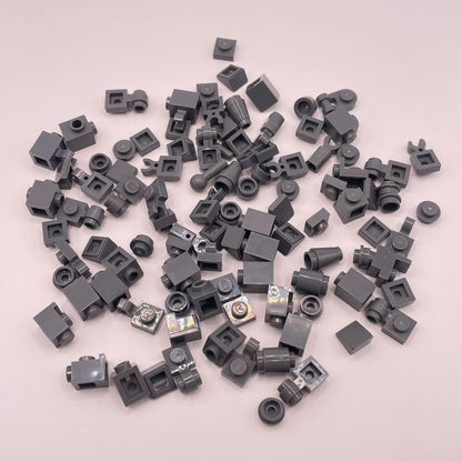 LEGO Greebling, 1x1, Dark Bluish Grey, 100 Pieces