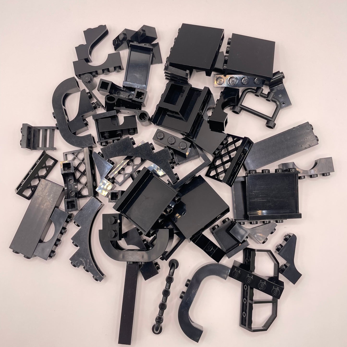 LEGO Black, Building Pieces, Approx. 80g