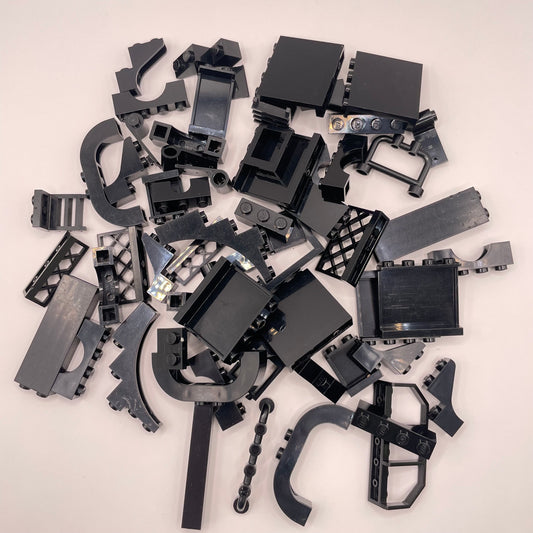 LEGO Black, Building Pieces, Approx. 80g