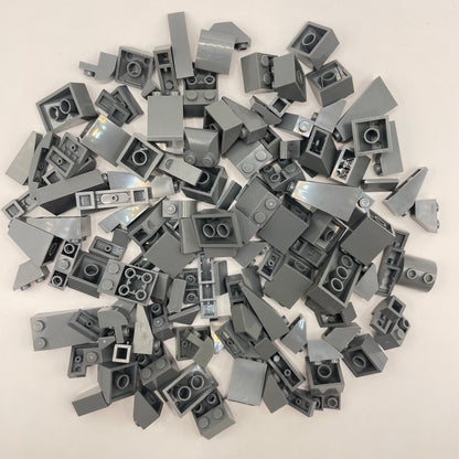 LEGO Slopes, Dark, Bluish Grey, Approx. 115g