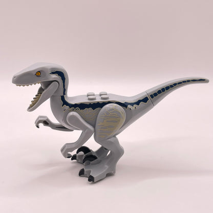 LEGO Velociraptor, Light Bluish Grey, Dinosaur (raptor14)