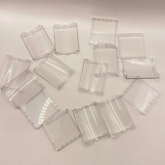 LEGO Clear Transparent Panels, Building, 15 Pieces