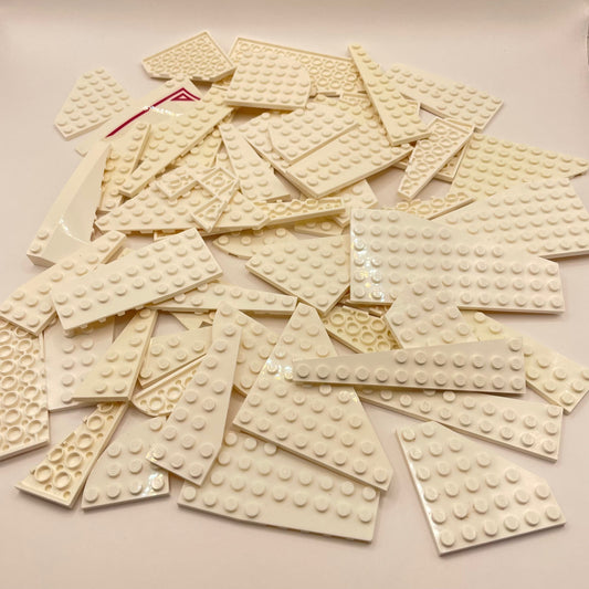 LEGO Wings and Wedges, White, Approx. 190g