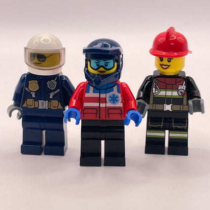 LEGO Emergency Workers, City, Minifigures (Pack of 3)