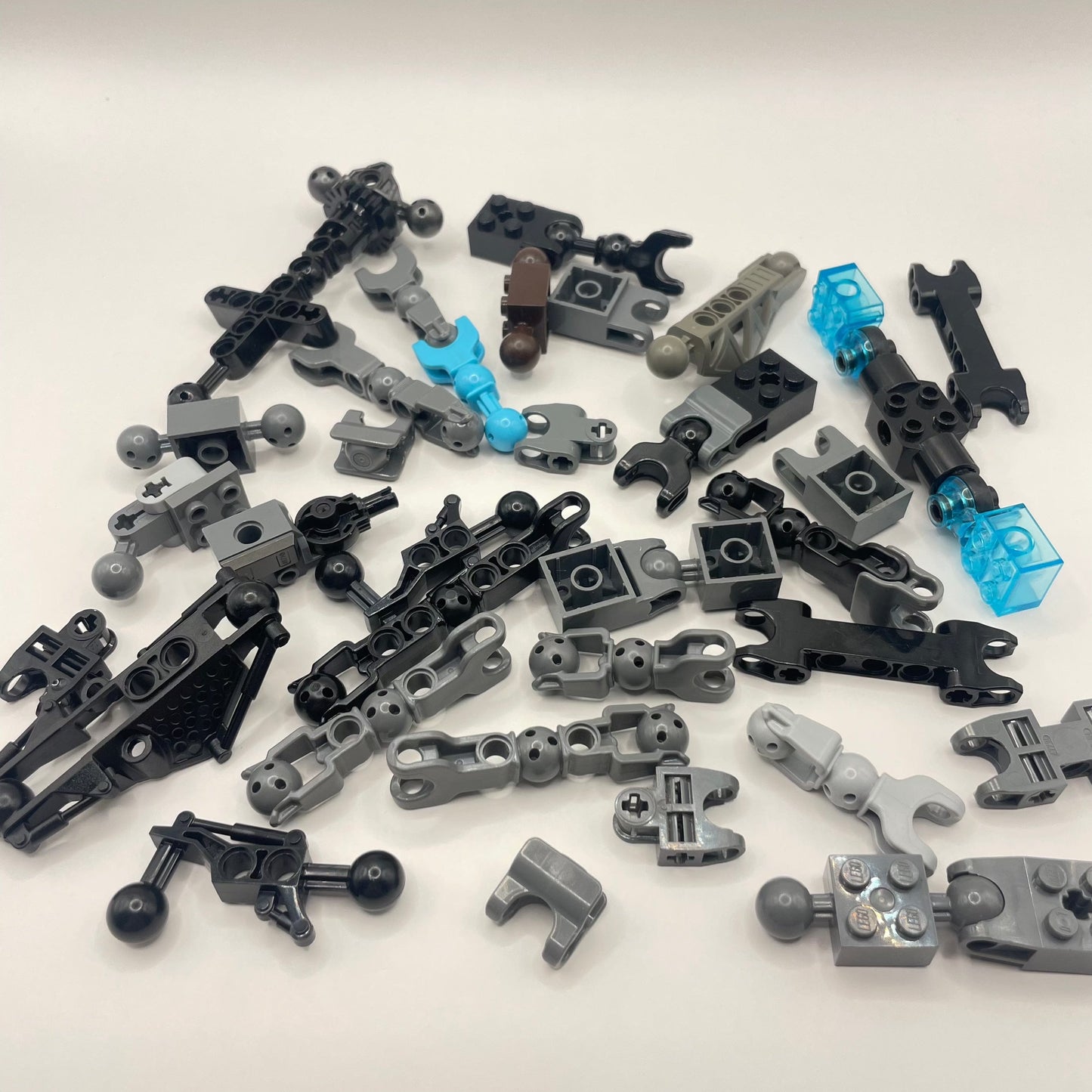 LEGO Bionicle Ball Joints and Connections, Mixed Colours, Approx. 100g