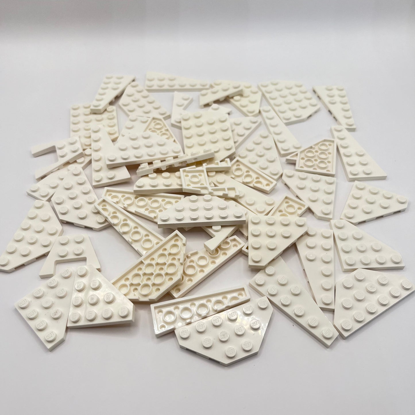 LEGO Wings, Small, Plates, White, Approx. 75g