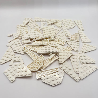 LEGO Wings, Small, Plates, White, Approx. 75g