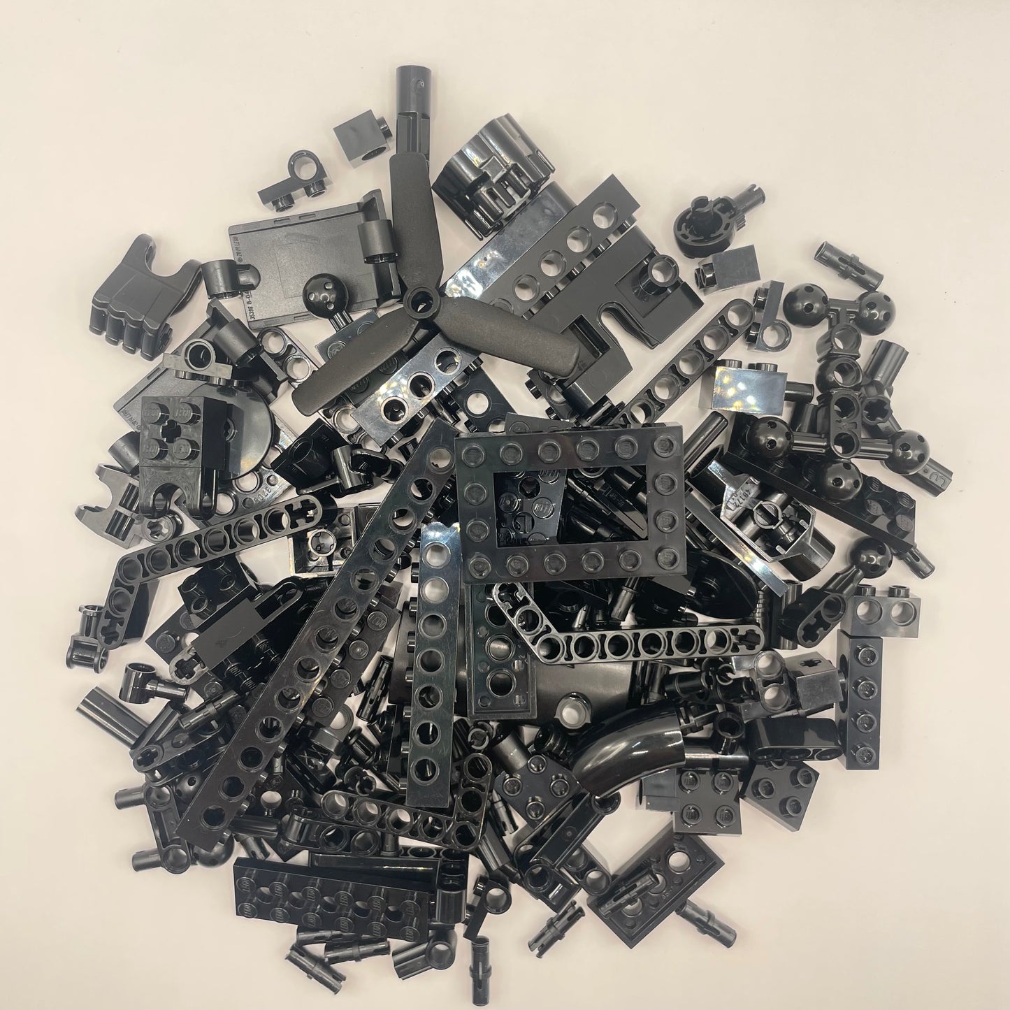 LEGO Technic, Mixed, Black, approx. 125g