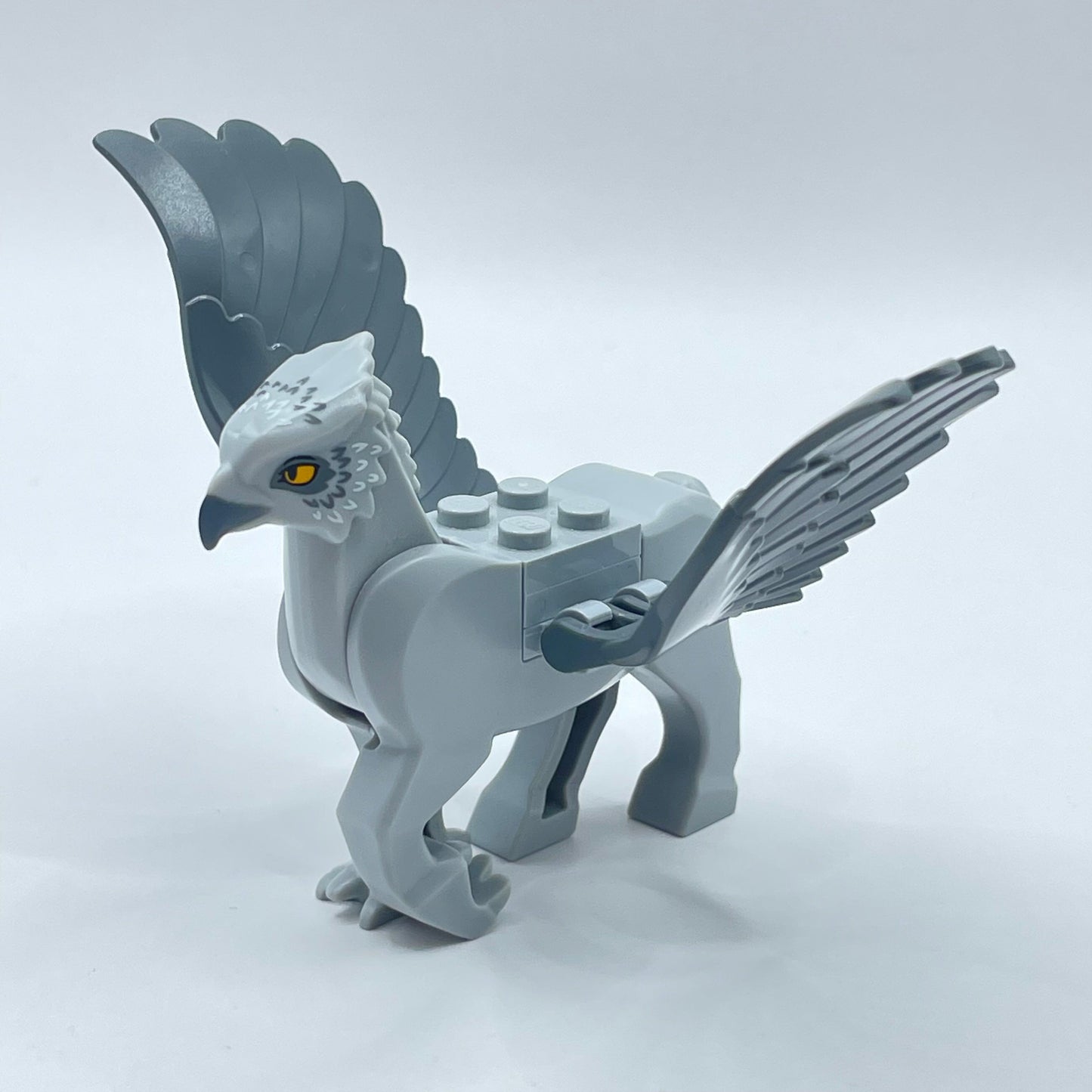 LEGO Hippogriff, Buckbeak with Wings, Light Bluish Grey, 1 Piece Harry Potter