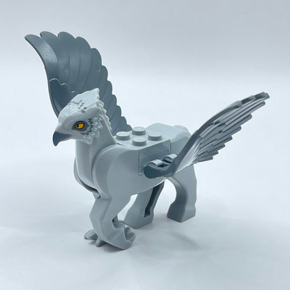 LEGO Hippogriff, Buckbeak with Wings, Light Bluish Grey, 1 Piece Harry Potter
