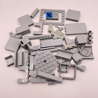 LEGO Building, Light Bluish Grey, Approx. 80g