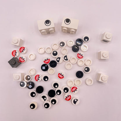 LEGO Prints and Stickers, Eyes/Faces,55 pieces