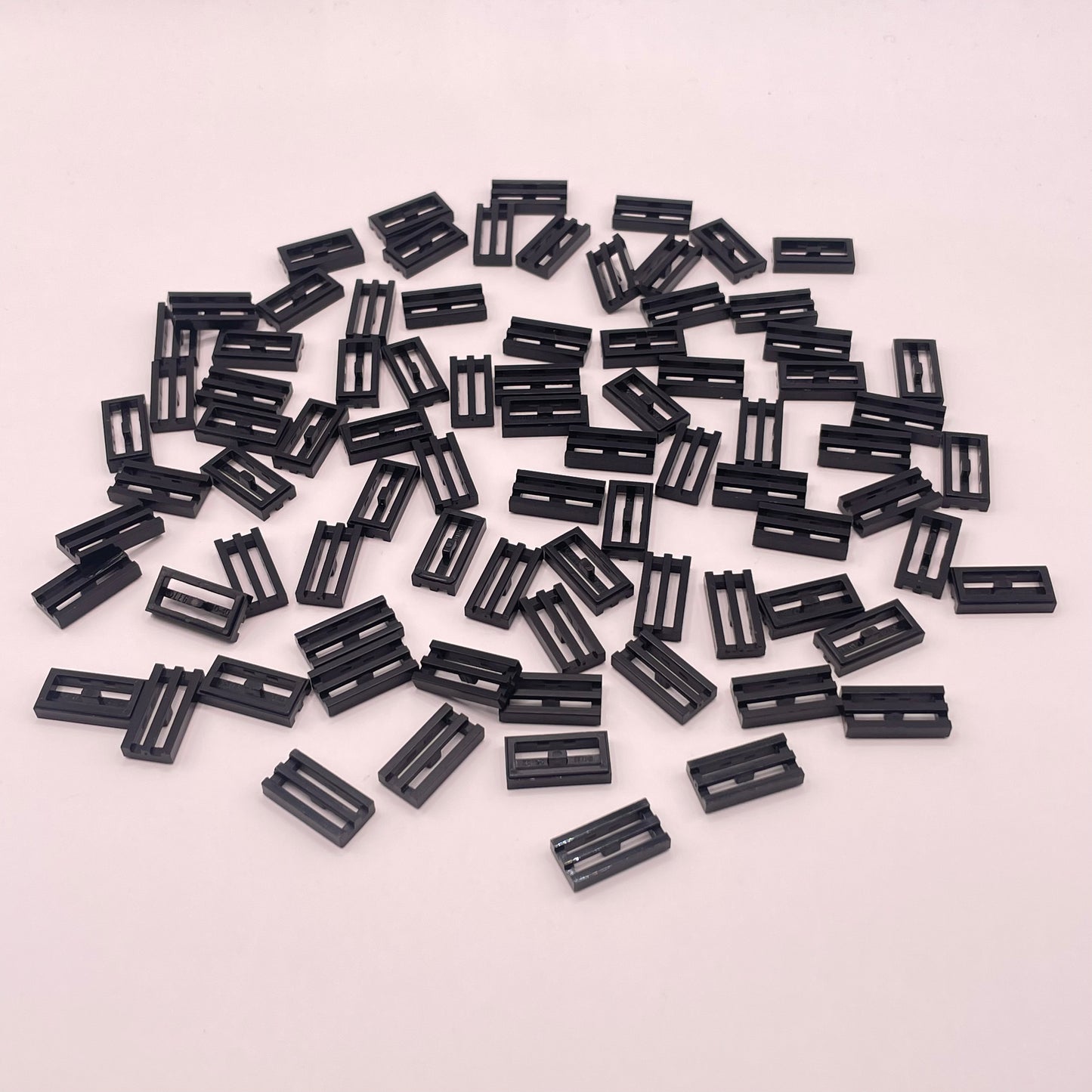 LEGO  Tiles, Grills, Black, Approx. 18g