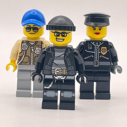 LEGO Police and Robbers, City, Minifigures (pack of 3)