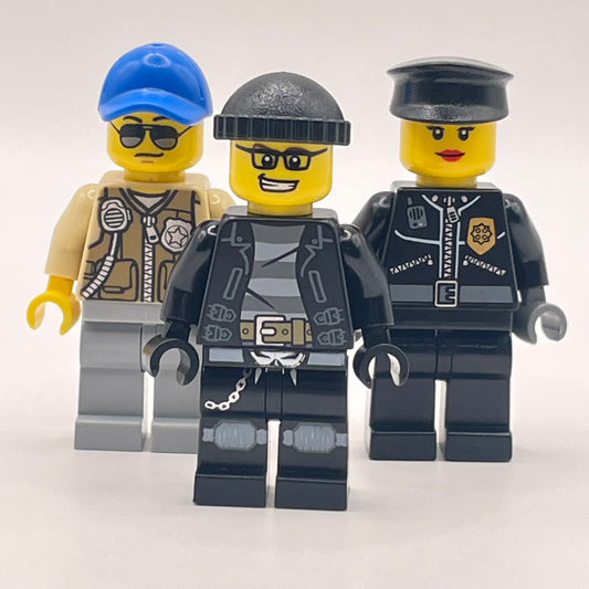 LEGO Police and Robbers, City, Minifigures (pack of 3)