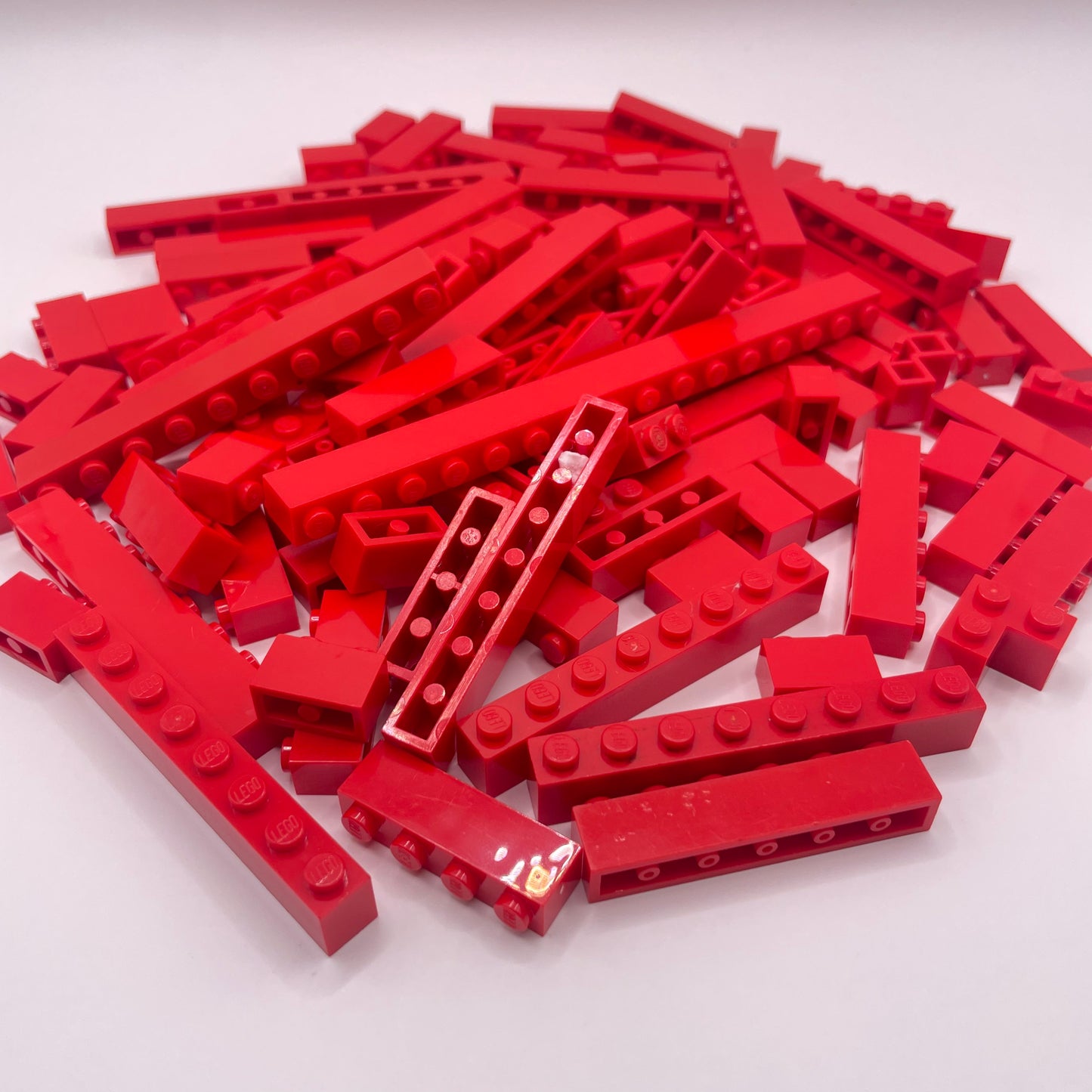 LEGO Mixed Bricks, Red, Approx. 170g