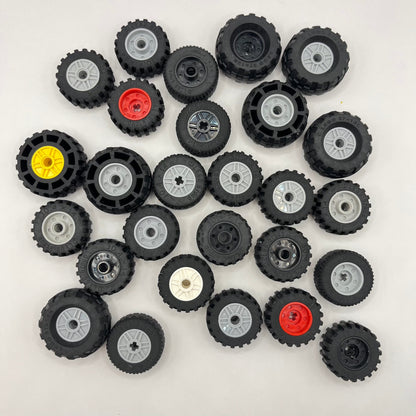 LEGO Medium Wheels, Mixed Sizes, Approx. 250g