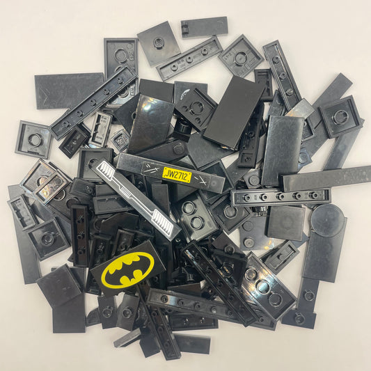 LEGO Black, Tiles, Approx. 40g