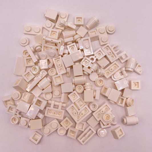 LEGO Greebling, White, 100 Pieces