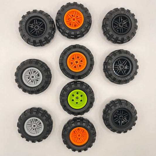 LEGO Wheels, 56x26, Mixed Colours, Vehicle, 10 Pieces