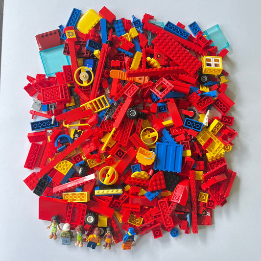 LEGO Fun Pack, Mixed Bag, Approx. 750g includes 6 Minifigures/Minidolls