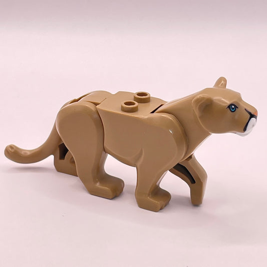 LEGO Mountain Lion, Dark Tan, Animals, 1 Pieces (Marked)