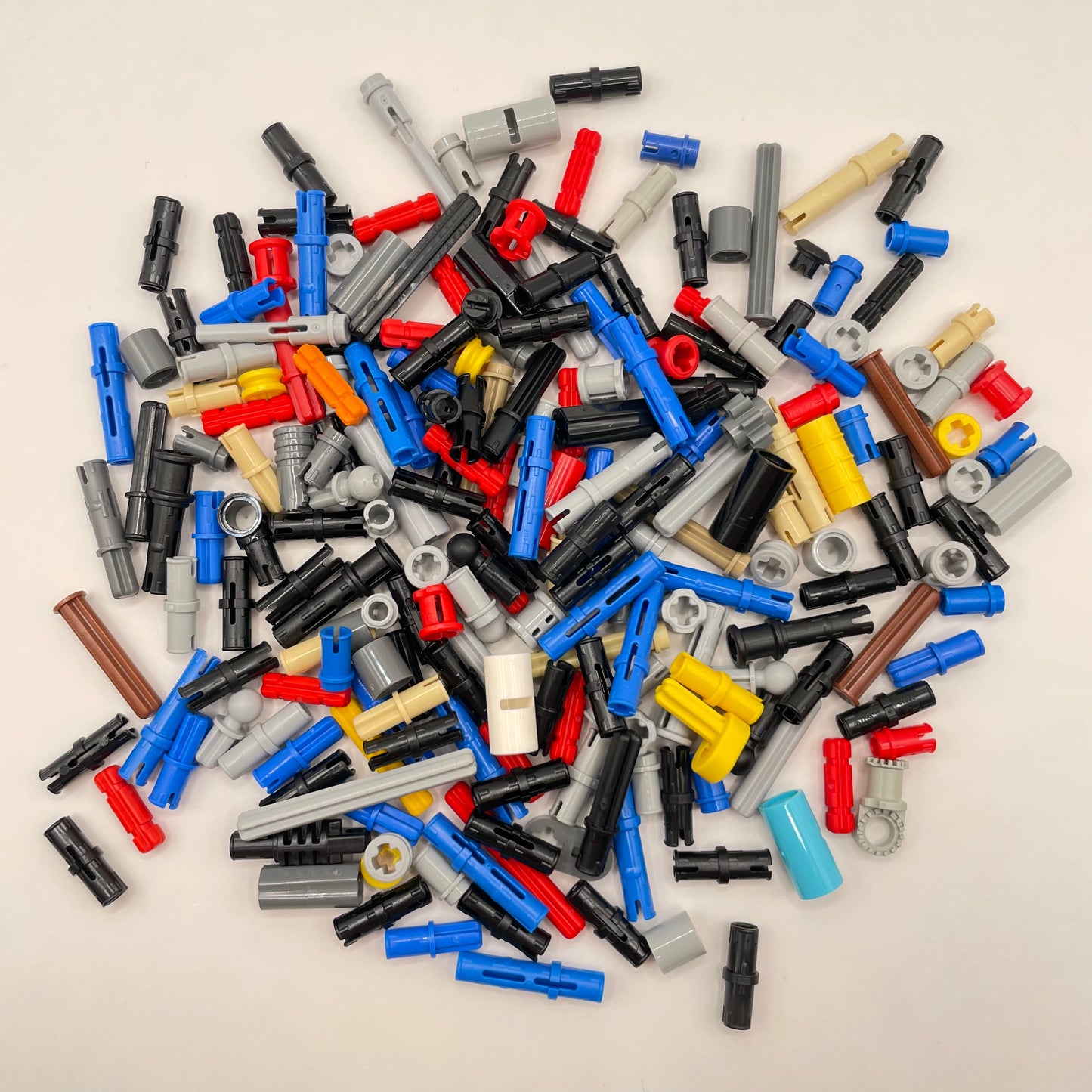 LEGO Pins and Axles, Mixed Colours, Technic, Approx. 50g