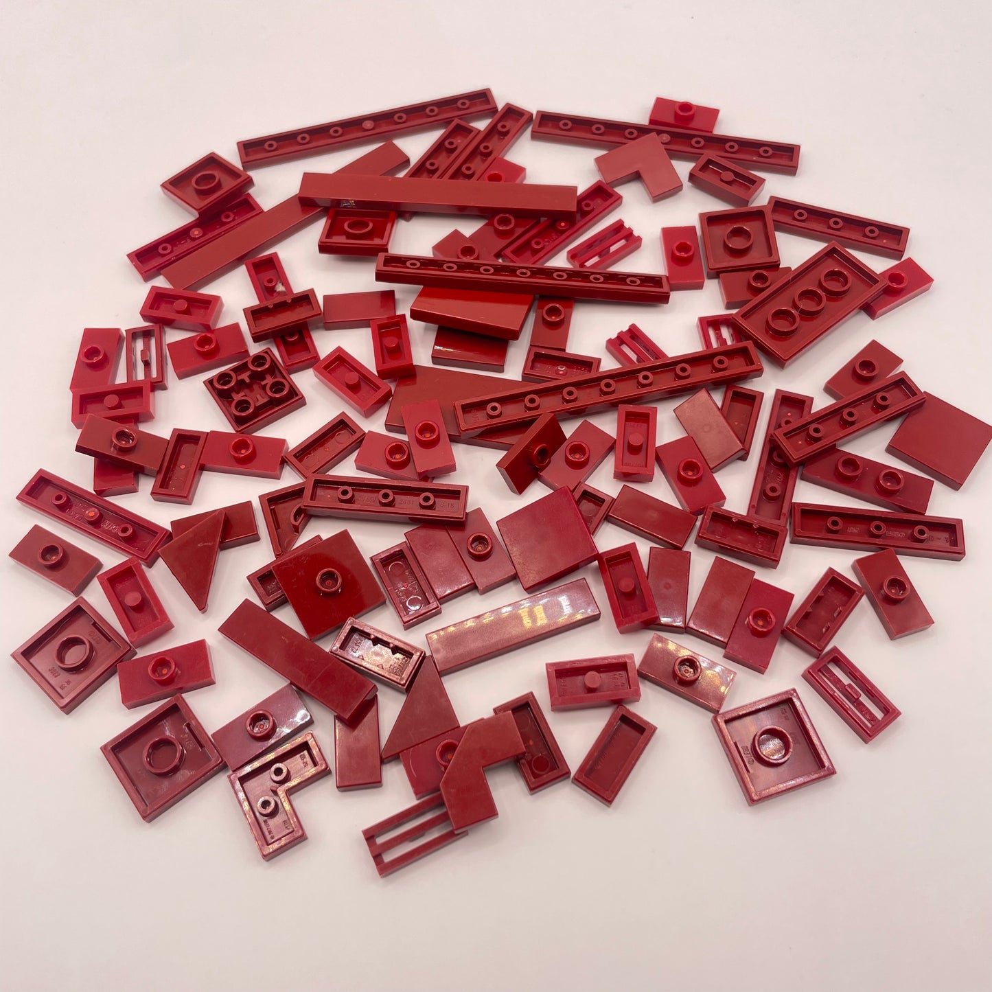 LEGO  Tiles, Dark Red, Approx. 40g