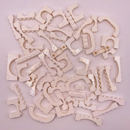 LEGO Arches and Building, White, Approx. 90g