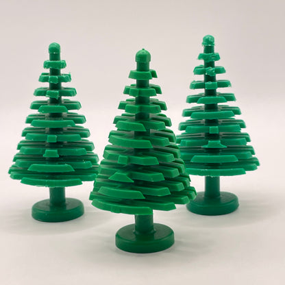 LEGO Large Pine Trees, Green, Christmas, 3 Pieces - Seconds