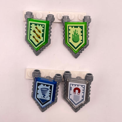 LEGO Nexo Knights, Shields, Minifigure Accessories, 4 Pieces